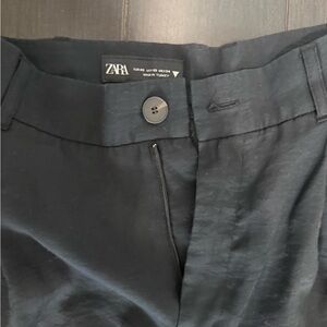 Zara Black Wide Leg Trousers